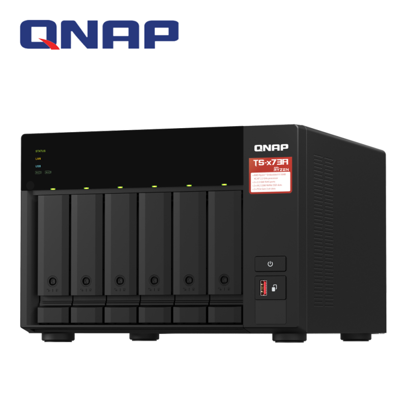 QNAP TS-673A-8G 6-Bay NAS Storage - Image 2