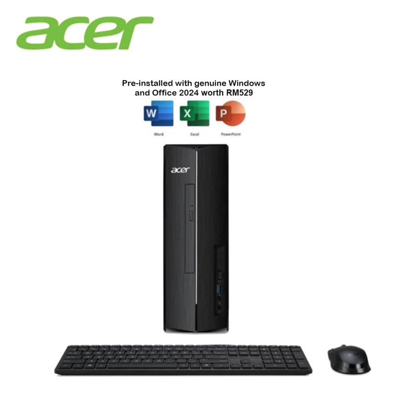 Acer Aspire XC1785-14400W11S Desktop PC Black